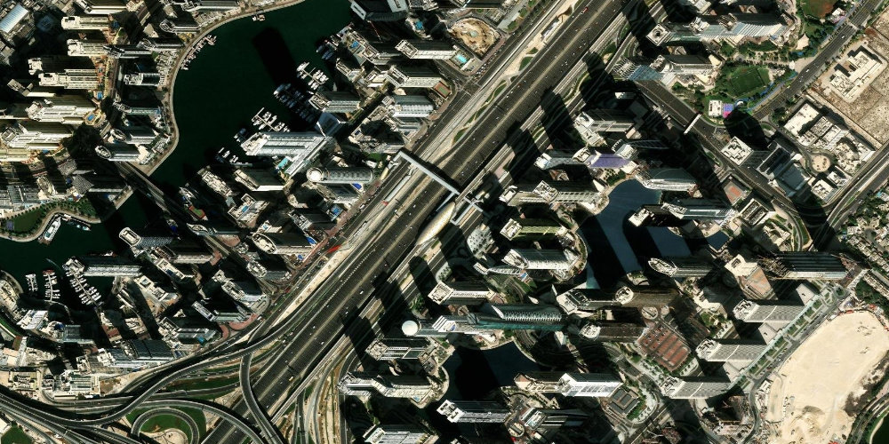 DMCC (JLT) со спутника